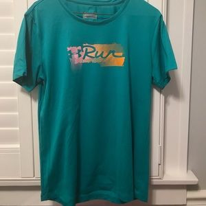 Under Armour Run T-Shirt in Beautiful Turquoise